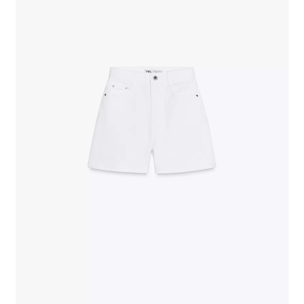 Zara White Women's Shorts